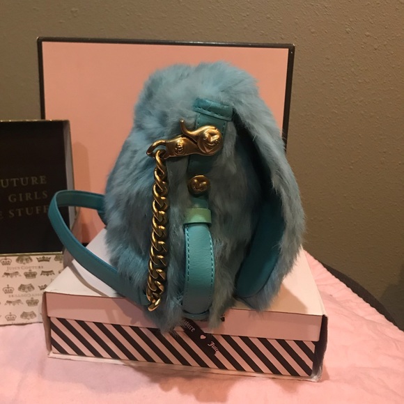 Juicy Couture vintage rabbit and cowhide purse - Picture 2 of 12